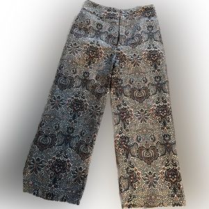 Urban outfitters blue paisley print pants